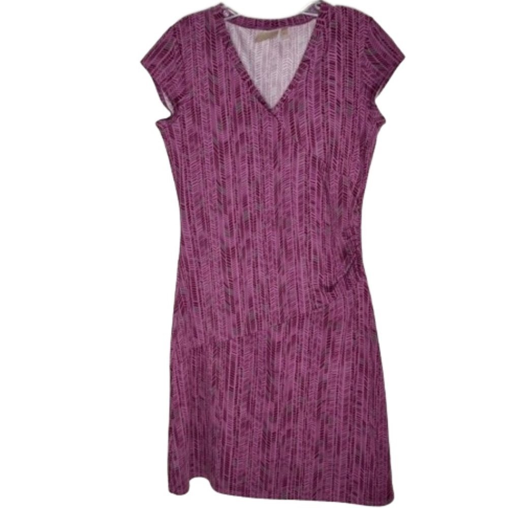 Athleta Regal Purple Nectar Faux Wrap Dress - S